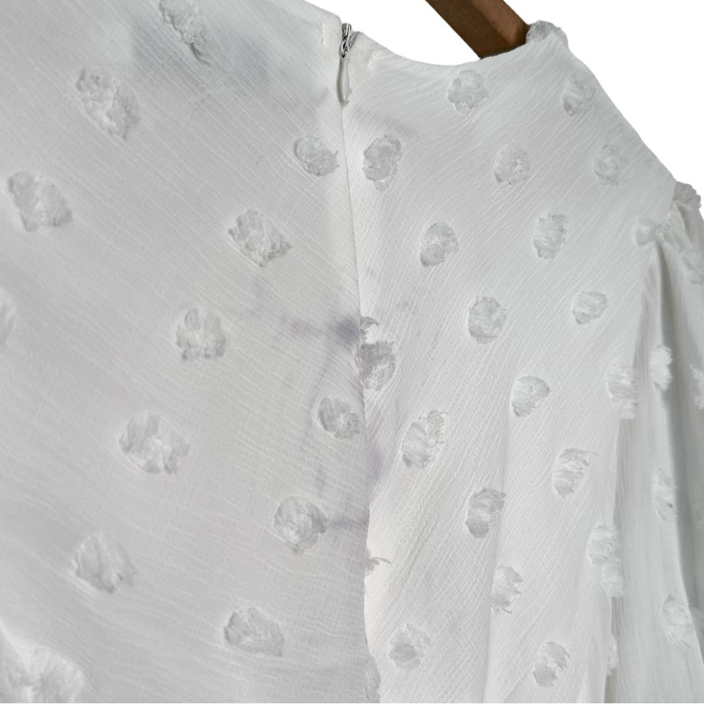 Chicwish | Cotton Candy Sheer Maxi Dress In White Size XS NWT - Picture 10 of 10